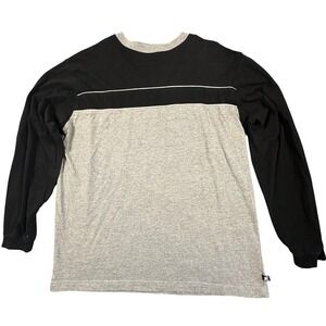 Vintage Gotcha Surf Stripe Shirt Top Long Sleeve 100% Cotton Men's Size Large